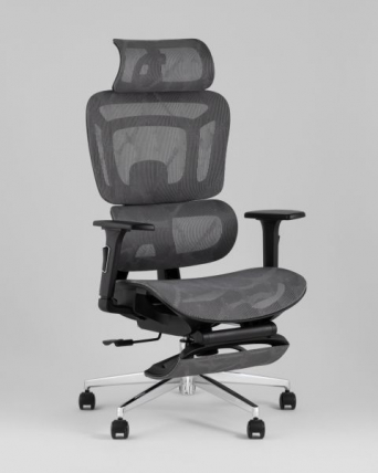 Кресло офисное TopChairs Nimbus серый_0