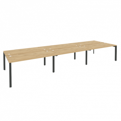 Рабочая станция на П-образном м/к ONIX O.MP-D.RS-6.4.7 Тиквуд Светлый/Антрацит_0