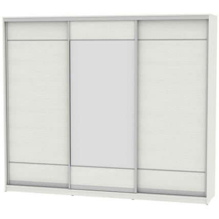 Шкаф-купе B-220х270х60-3(ВД-D7D8D7)_0