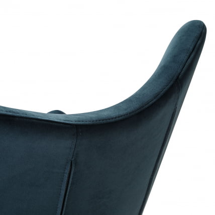 Кресло Хайбэк синий/т.орех_6