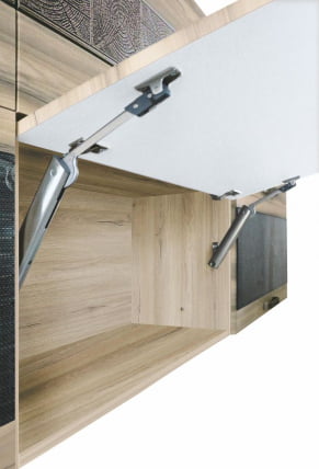 Шкаф-витрина лев/прав Бруклин 101.15 Дуб Кронберг/Лагода/Антрацит_1