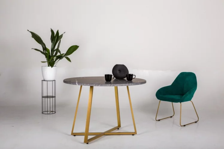 Стул Kent (С) Желт/Линк Золото_6