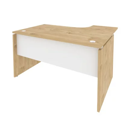 Стол эргономичный левый ONIX O.SA-3L Тиквуд Светлый/Белый_0