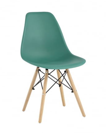 Стул Еамес Стйле ДСВ серо-зеленый (разборный каркас) / Eames Style DSW_0
