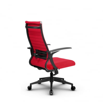 Кресло офисное МЕТТА B 2b 19/U158, Основание 17832 Комплект 4 Красное_2