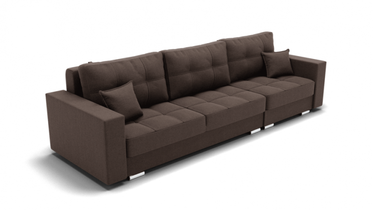 Диван Талисман-2 угол левый/правый (ЗР) Цвет фасада: Коричневый; Тип: Левый/правый; Материал фасада: Металл/Велюр_0