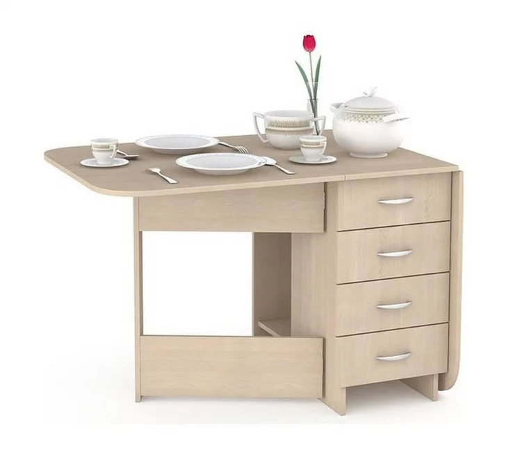 Стол-книжка с ящиками Глория 606 К Дуб паллада_2