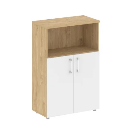 Шкаф средний широкий SHIFT SK.ST-2.1 Тиквуд Светлый/Белый Бриллиант_0