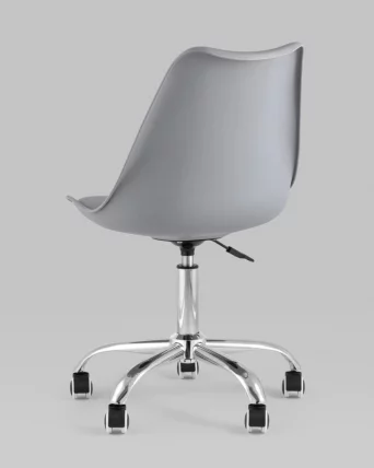 Стул офисный BLOK NEW пластиковый Серый_5