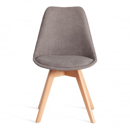 Стул TULIP SOFT (mod. 053V) дерево/пластик/ткань, 49,5 x 54,5 x 84 см, Серый (Grey) LY1701-26_4