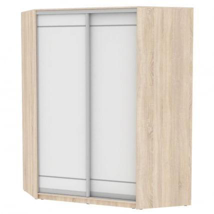 Шкаф-купе ЙА-198х1400-568-3(ДСС-Белый-Д1Д1) / YA-198х1400-568-3(ДСС-Белый-D1D1)_0