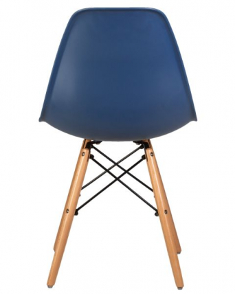 Стул обеденный DOBRIN DSW (ножки светлый бук, цвет темно-синий (BE-12)) 4 шт_5