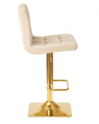 Стул барный DOBRIN GOLDIE (бежевый велюр (MJ9-10)) 2 шт_3