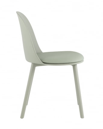 Стул Fog с подушкой пластик Серо-зеленый_4