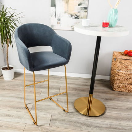 Кресло Бар Oscar Б Diag grey/Линк золото_4