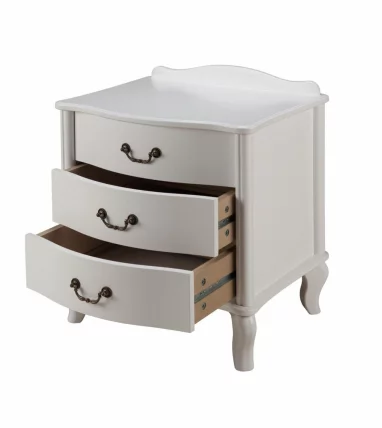 Тумба прикроватная Джульетта (3 ящика) Дуб Молочный_1