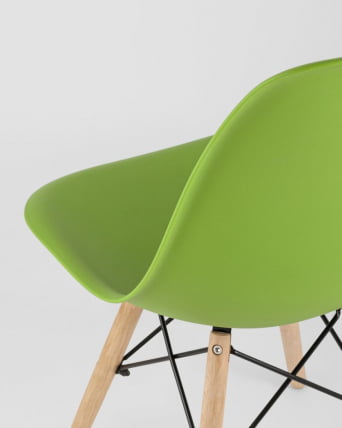 Стул Еамес Стйле ДСВ зеленый (разборный каркас) / Eames Style DSW_8