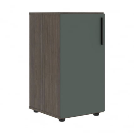Шкаф-колонка с глухой малой дверью (левый) VELION VLCS 40.1 L Нефрит Дуб Сильвер_0