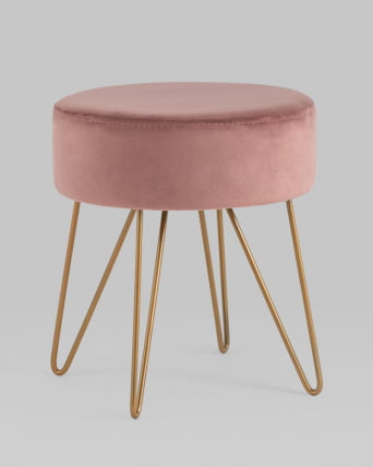 Пуф Спейси велюр Пыльно-розовый_4