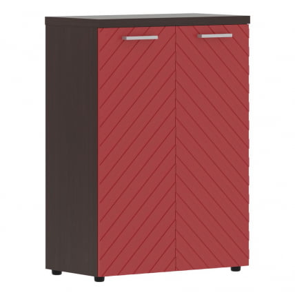 Шкаф с глухими средними дверьми и топом Torr LUX TLMC 85.1 Венге Магия Красный_0