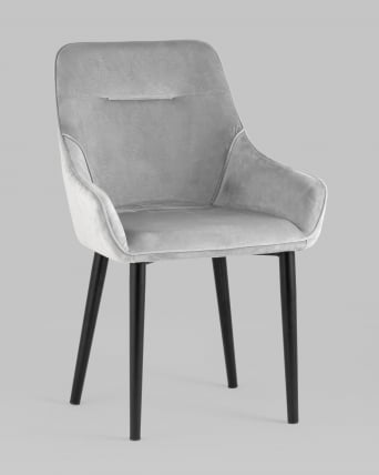 Стул Джоан велюр Светло-серый_1
