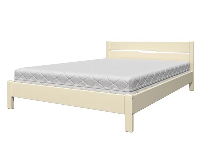 Кровать из массива Вероника 5 200х140 Слоновая кость_0