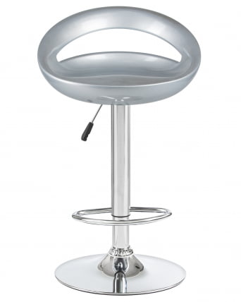 Стул барный DOBRIN DISCO Серебряный_5