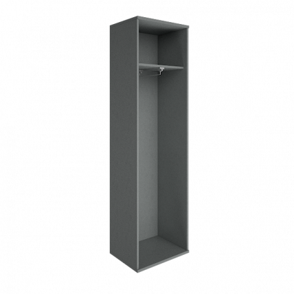 Каркас гардероба А.ГБ-1 Riva А.ГБ-1К Венге/Металлик_0