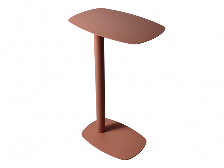 Журнальный столик Eanna L металл коралловый_0