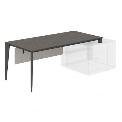 Стол под опорную тумбу 800 Atlas NZ-0106.BT.AN Бренсон Трюфель Антрацит_0