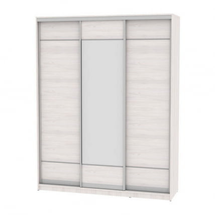 Шкаф-купе B-230х180х60-2(ЯАС-D7D8D7)_0