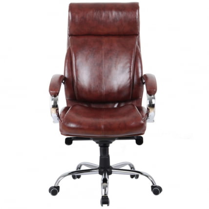 Кресло руководителя CHAIRMAN CH423 экокожа Коричневый_2
