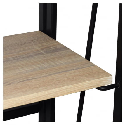 Стеллаж на металлокаркасе BRABIX LOFT SH-001 Дуб натуральный_11