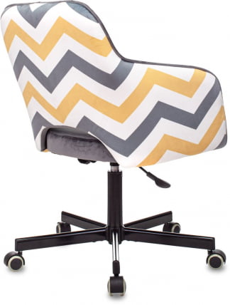 Кресло для оператора Бюрократ CH-380M Серая жемчужина Italia 26 зигзаг_3