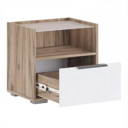 Тумба прикроватная Николь Мод. 2 Дуб Альпийский_1