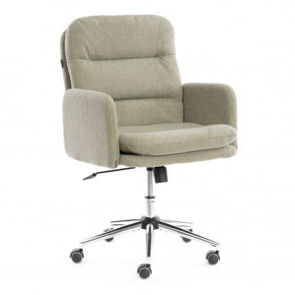 Кресло Dover хром букле, олива, barni dusty green_0