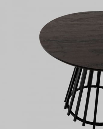 Стол обеденный Дэпхне 100*75 см темное дерево / Daphne_4