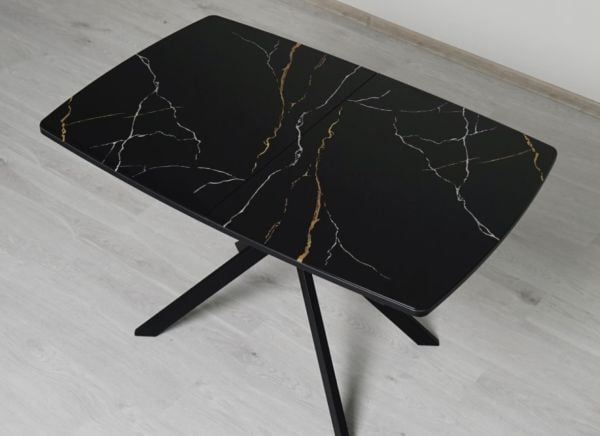 Обеденный стол Орфей 46 (03) Мрамор черный_4