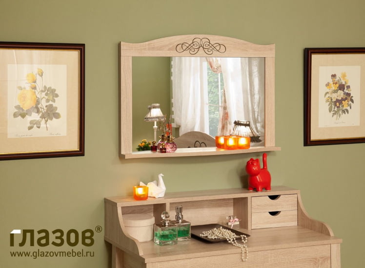 Спальня композиция 3 ADELE Дуб Сонома/Орех шоколадный_3