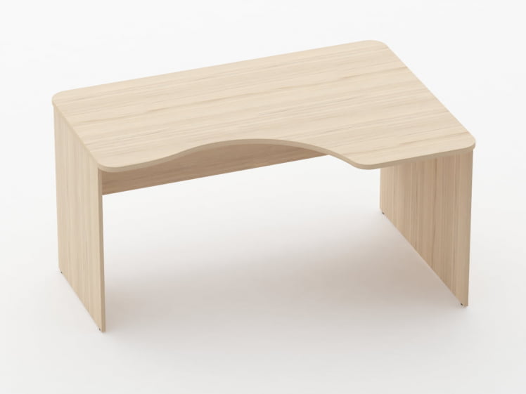 Стол угловой Glassy 1.14.14Пр Бук светлый_0