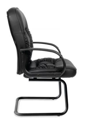 Кресло для посетителя Chairman 416V Черный глянец_2