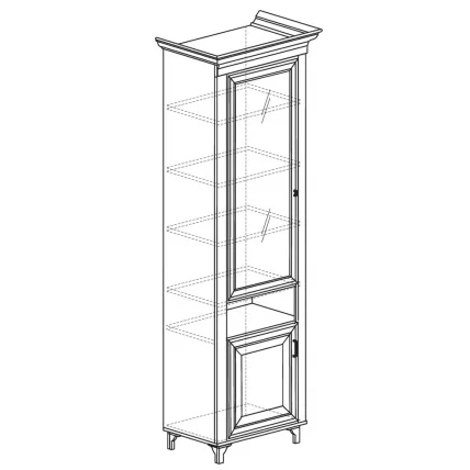 Шкаф для посуды Марлен 474_1