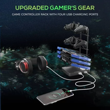 Геймерский стол с RGB подсветкой Eureka GIP 44_6