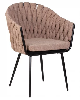 Стул обеденный DOBRIN MATILDA Коричневая ткань LAR 275-3_0