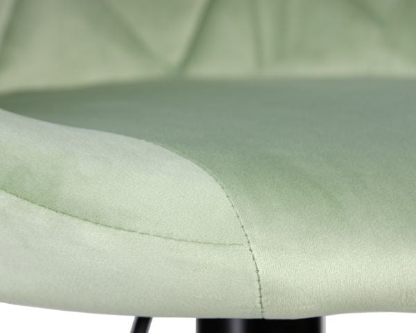 Стул барный DOBRIN LOGAN BLACK (мятный велюр (MJ9-87)) 2 шт_7