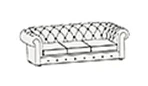 Диван трехместный раскладной Беркли 3Р Рыжий_4