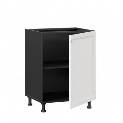 Тумба кухонная 600 Джулия ЛД 284.050.000.047 Белый Черный_1