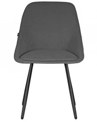 Стул обеденный DOBRIN STELLA (ЭМАЛЬ ЧЕРНЫЙ МУАР велюр Catania Stone)_4