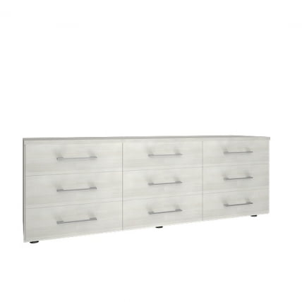 Тумба модульная трехсекционная YALTA LT-TS 3.3 Снежная Платина_0