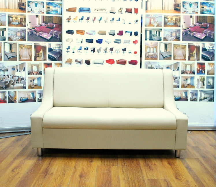 Диван офисный двойной Клерк 9 бежевый Ecotex 3014_2